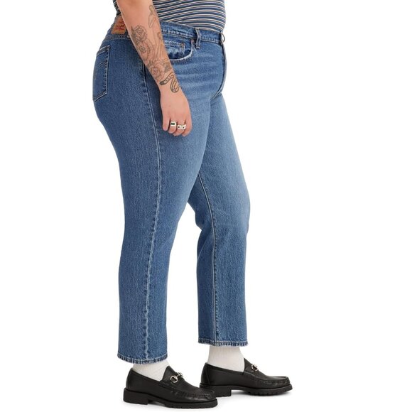 Levi's Blue Straight Leg Women's Jeans - Picture 3 of 4